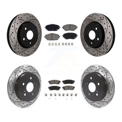 Transit Auto KDC-101764 Disc Brake Kit for 2018 Toyota C-HR - Front and Rear product image