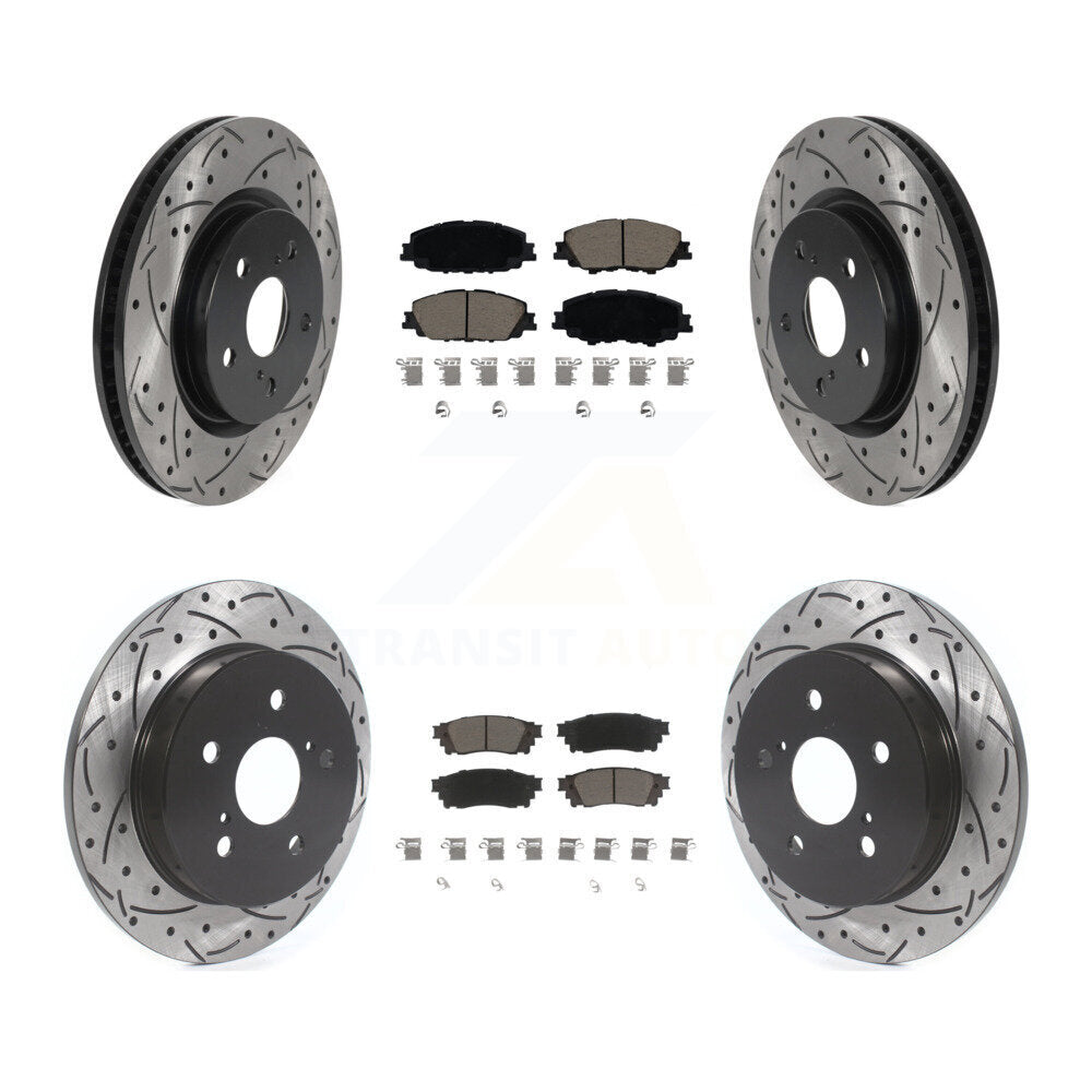 Transit Auto KDC-101765 Disc Brake Kit for 2023 Toyota Prius - Front and Rear product image