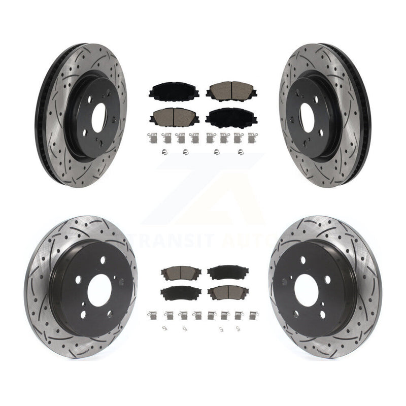 Transit Auto KDC-101765 Disc Brake Kit for 2023 Toyota Prius - Front and Rear product image