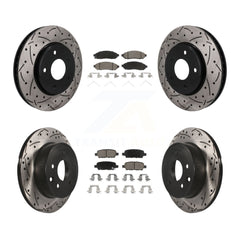 Transit Auto KDC-101766 Disc Brake Kit for 2011-2014 Nissan LEAF - Front and Rear product image