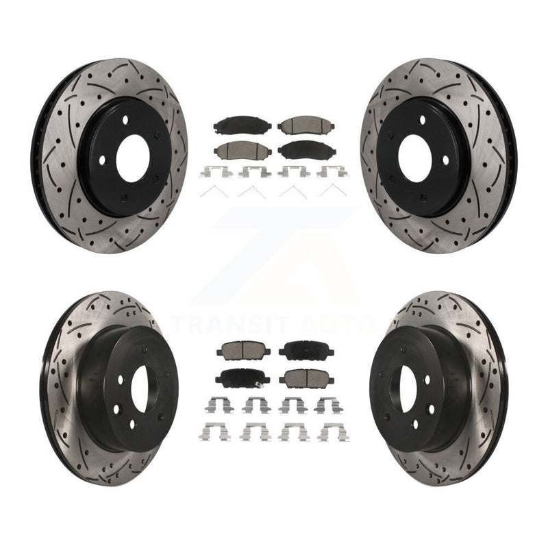 Transit Auto KDC-101766 Disc Brake Kit for 2011-2014 Nissan LEAF - Front and Rear product image