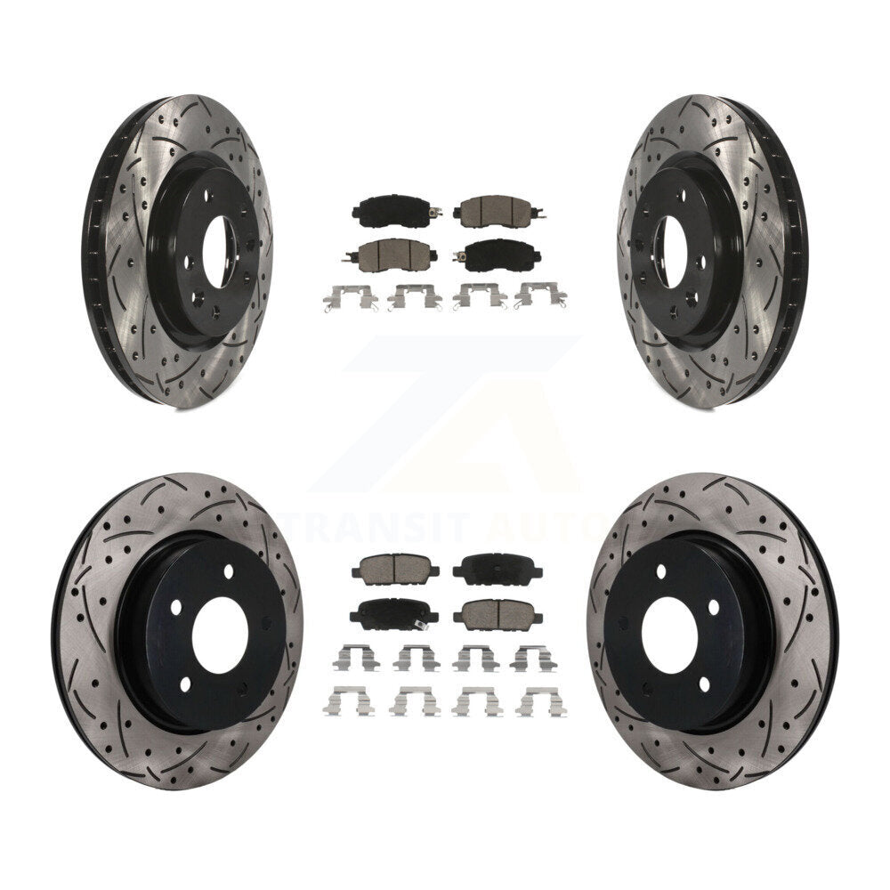 Transit Auto KDC-101767 Disc Brake Kit for 2017 Nissan LEAF - Front and Rear product image