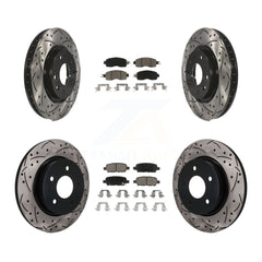 Transit Auto KDC-101767 Disc Brake Kit for 2017 Nissan LEAF - Front and Rear product image