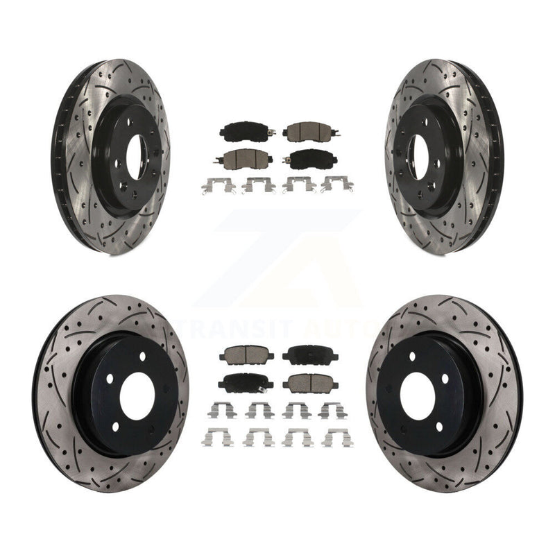 Transit Auto KDC-101767 Disc Brake Kit for 2017 Nissan LEAF - Front and Rear product image