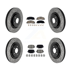 Transit Auto KDC-101768 Disc Brake Kit for 2020-2023 Lincoln Aviator - Front and Rear product image
