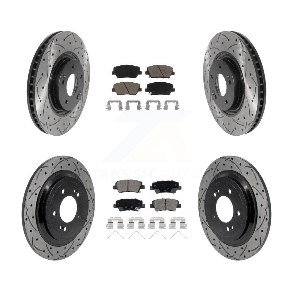 Transit Auto KDC-101769 Disc Brake Kit for 2019-2020 Hyundai Nexo - Front and Rear product image