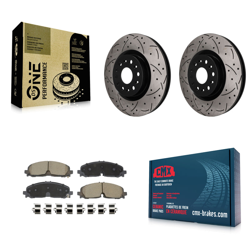 Transit Auto KDC-101775 Disc Brake Kit for 2021 Buick Enclave, Cadillac XT5, Cadillac XT6 - Front product image