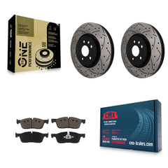 Transit Auto KDC-101777 Disc Brake Kit for 2017-2020 Jaguar F-Pace, Land Rover Range Rover Velar - Front product image