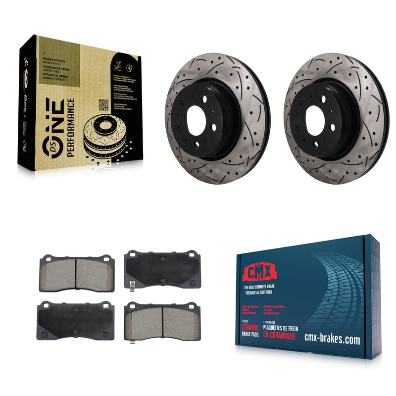 Transit Auto KDC-101781 Disc Brake Kit for 2017-2022 Tesla 3 - Front product image