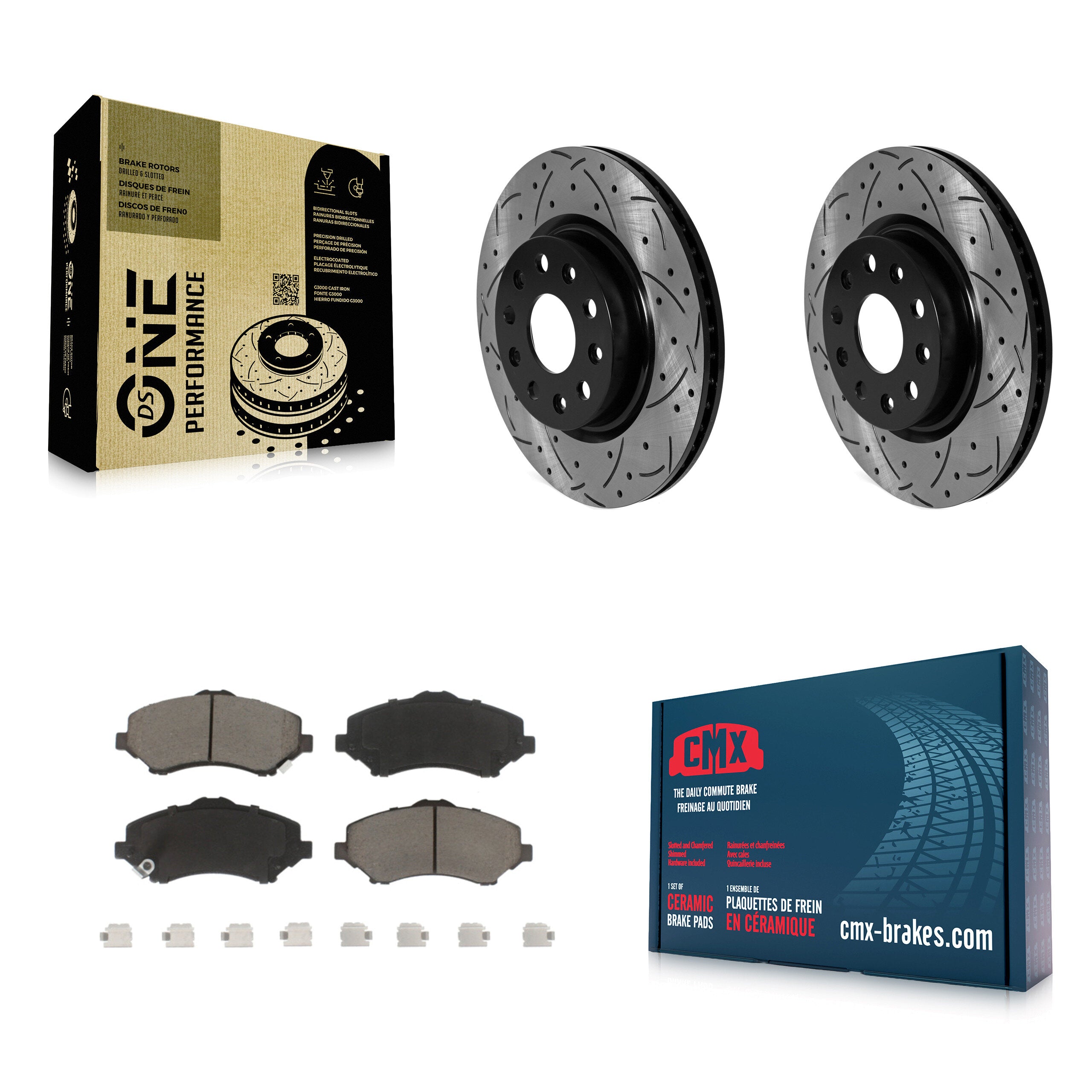 Transit Auto KDC-101783 Disc Brake Kit for 2018-2020 Jeep Wrangler - Front product image