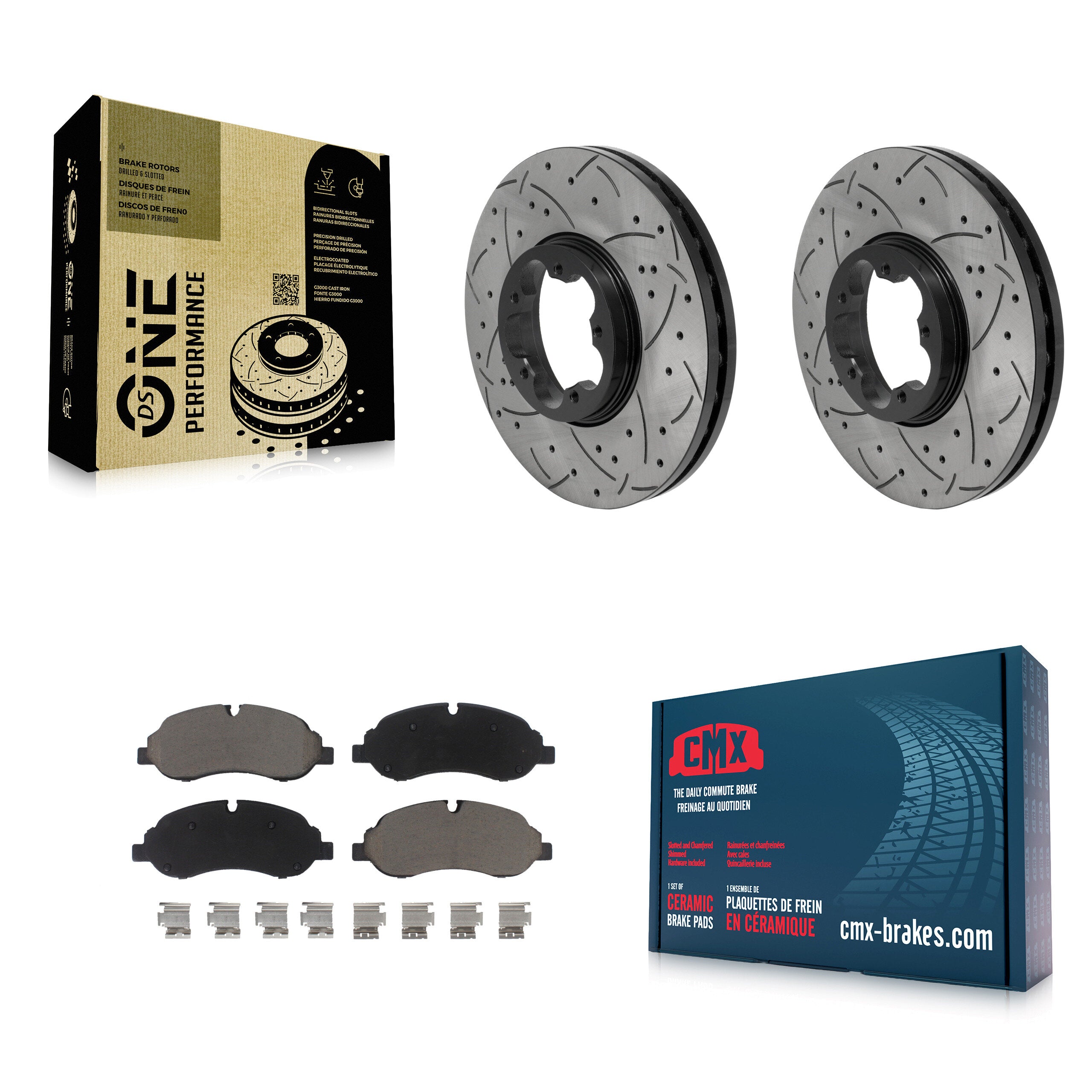 Transit Auto KDC-101784 Disc Brake Kit for 2015-2019 Ford Transit-150, Ford Transit-250, Ford Transit-350 - Front product image