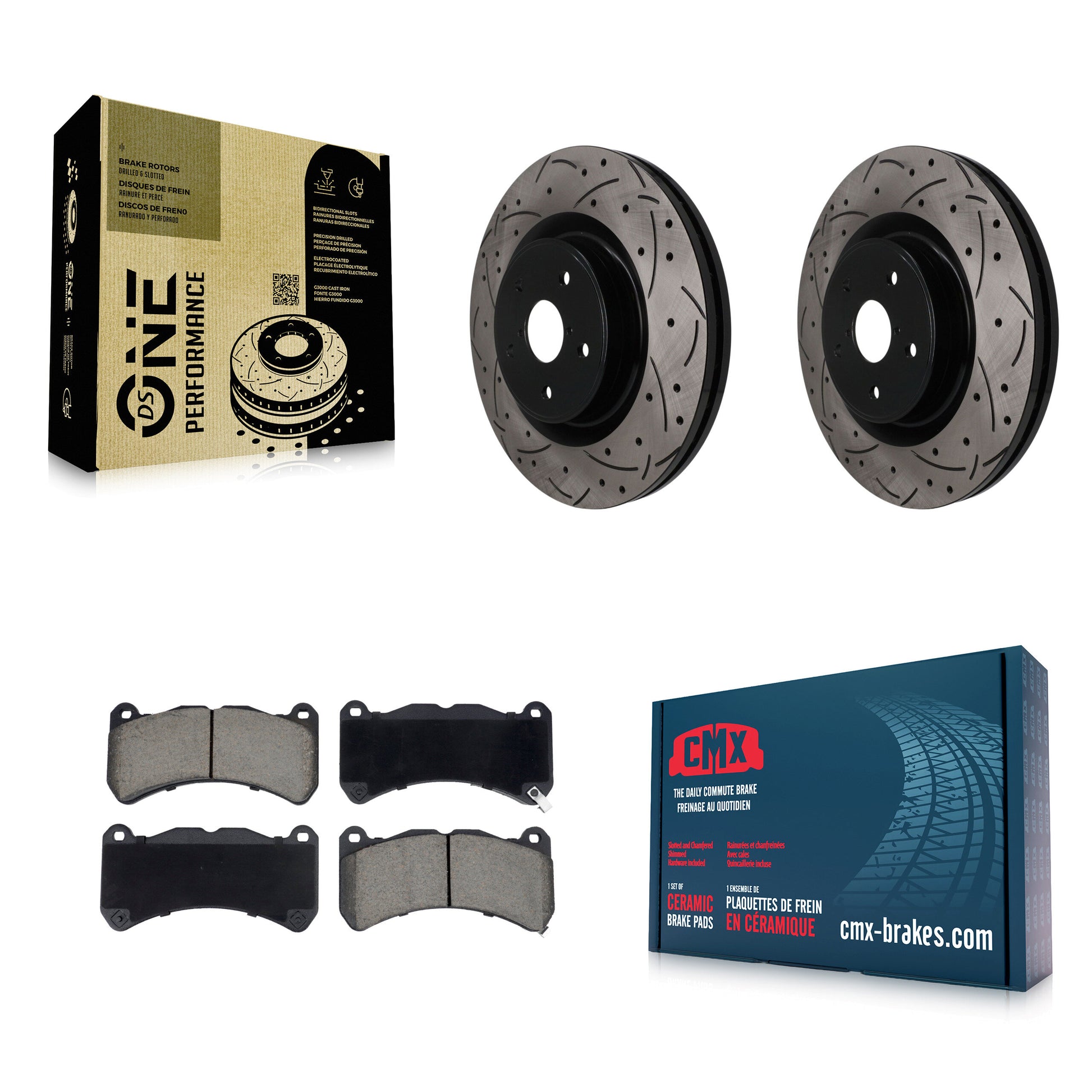 Transit Auto KDC-101789 Disc Brake Kit for 2018-2020 Subaru WRX STI - Front product image