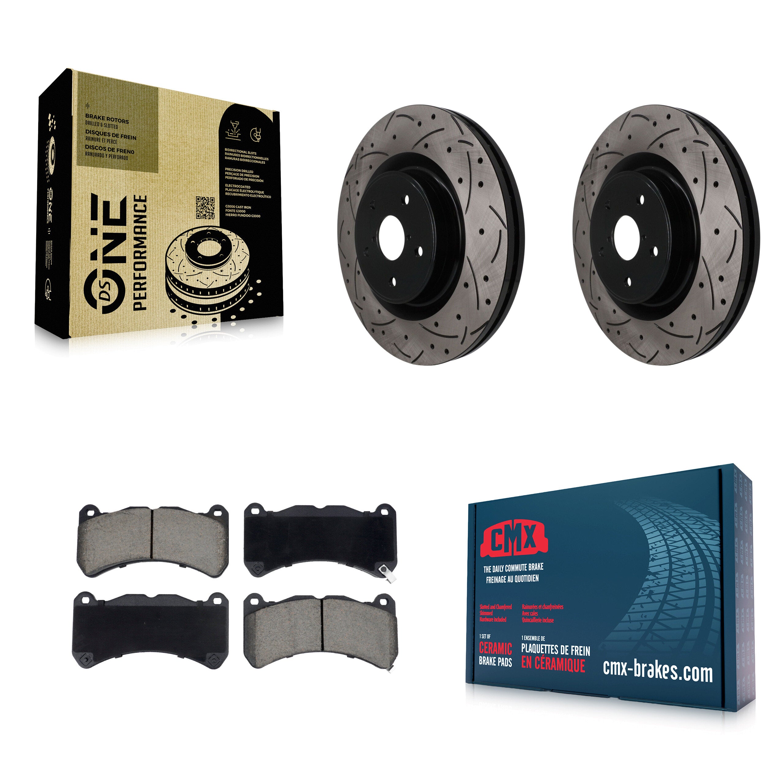 Transit Auto KDC-101789 Disc Brake Kit for 2018-2020 Subaru WRX STI - Front product image