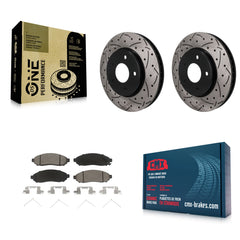 Transit Auto KDC-101792 Disc Brake Kit for 2011-2021 Nissan NV200, Chevrolet City Express, Nissan LEAF - Front product image