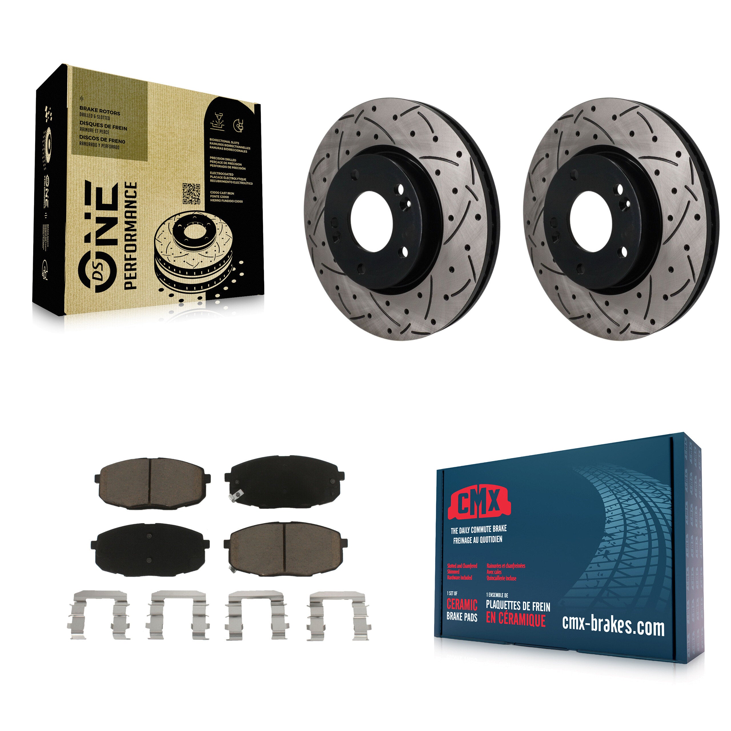 Transit Auto KDC-101795 Disc Brake Kit for 2009-2012 Hyundai Elantra - Front product image