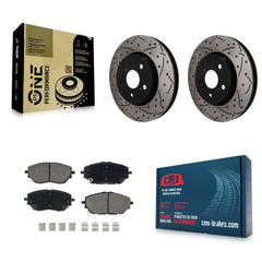 Transit Auto KDC-101796 Disc Brake Kit for 2018-2021 Toyota C-HR - Front product image