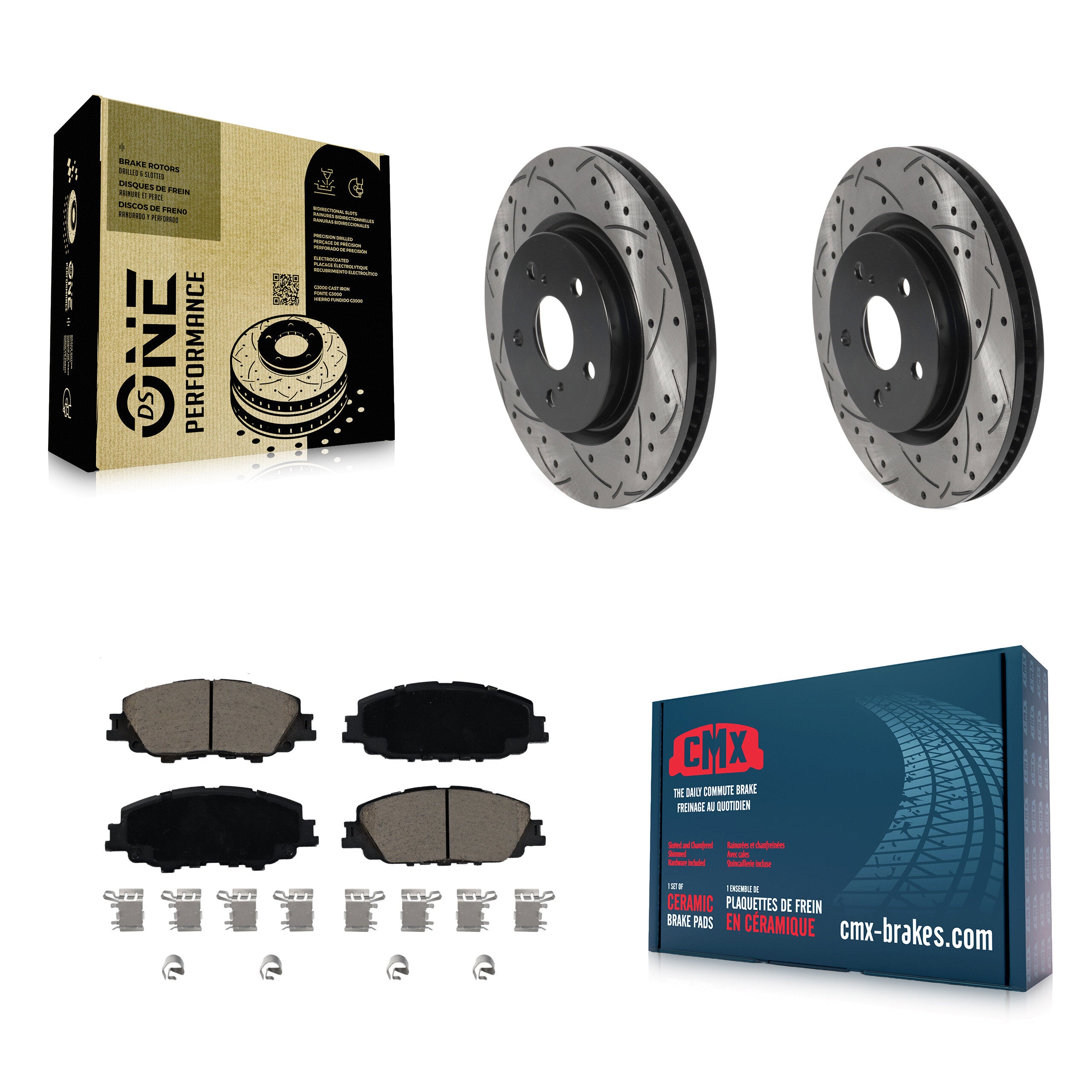 Transit Auto KDC-101797 Disc Brake Kit for 2023-2024 Toyota Prius - Front product image