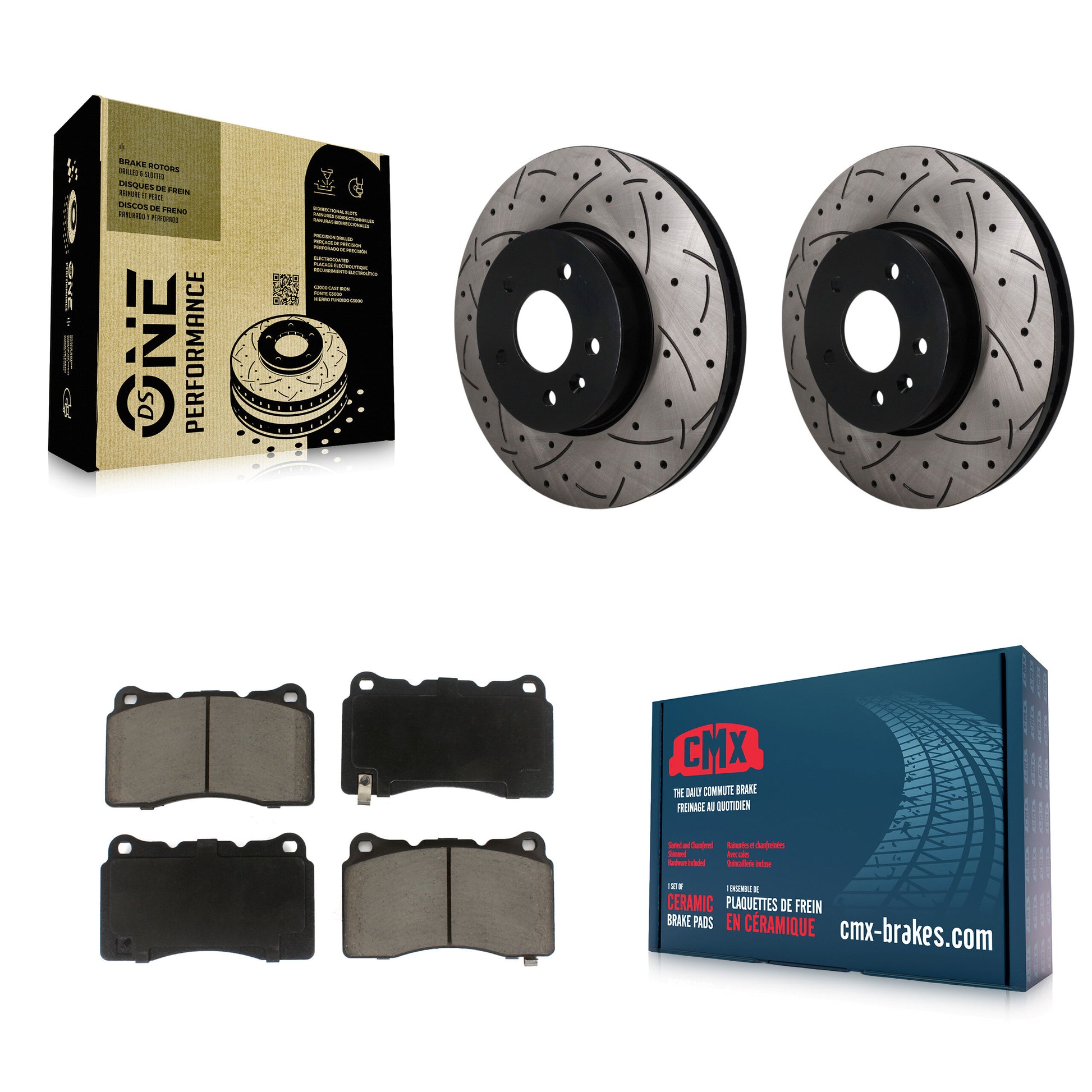 Transit Auto KDC-101798 Disc Brake Kit for 2013-2019 Cadillac ATS - Front product image