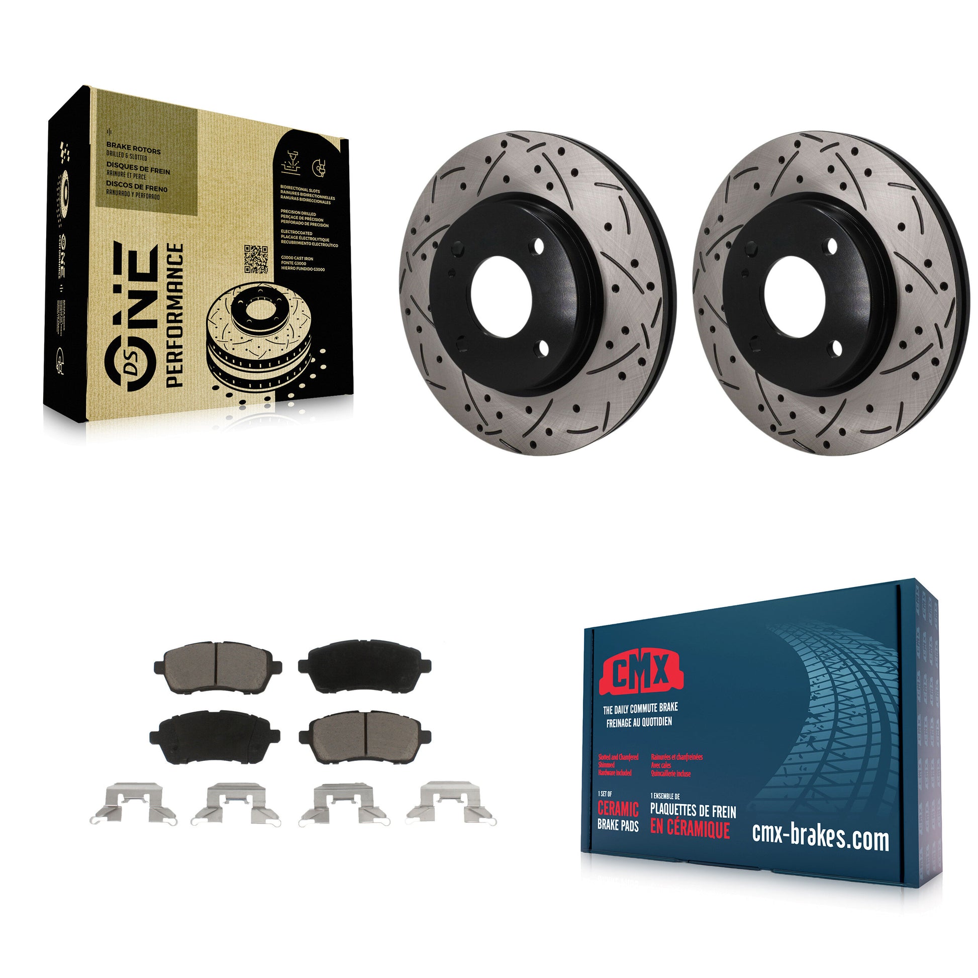 Transit Auto KDC-101800 Disc Brake Kit for 2011-2019 Ford Fiesta - Front product image