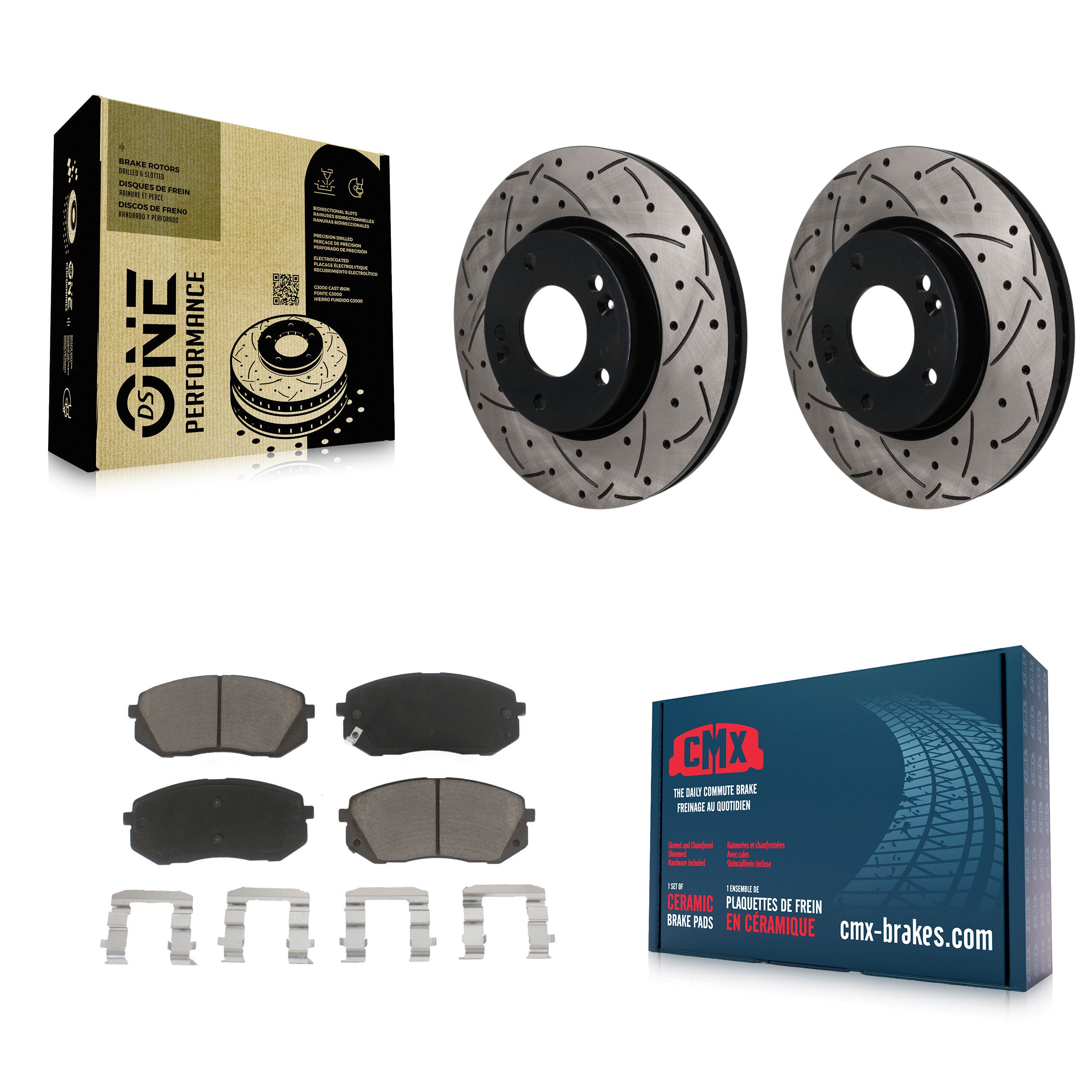 Transit Auto KDC-101803 Disc Brake Kit for 2010-2012 Kia Rondo - Front product image