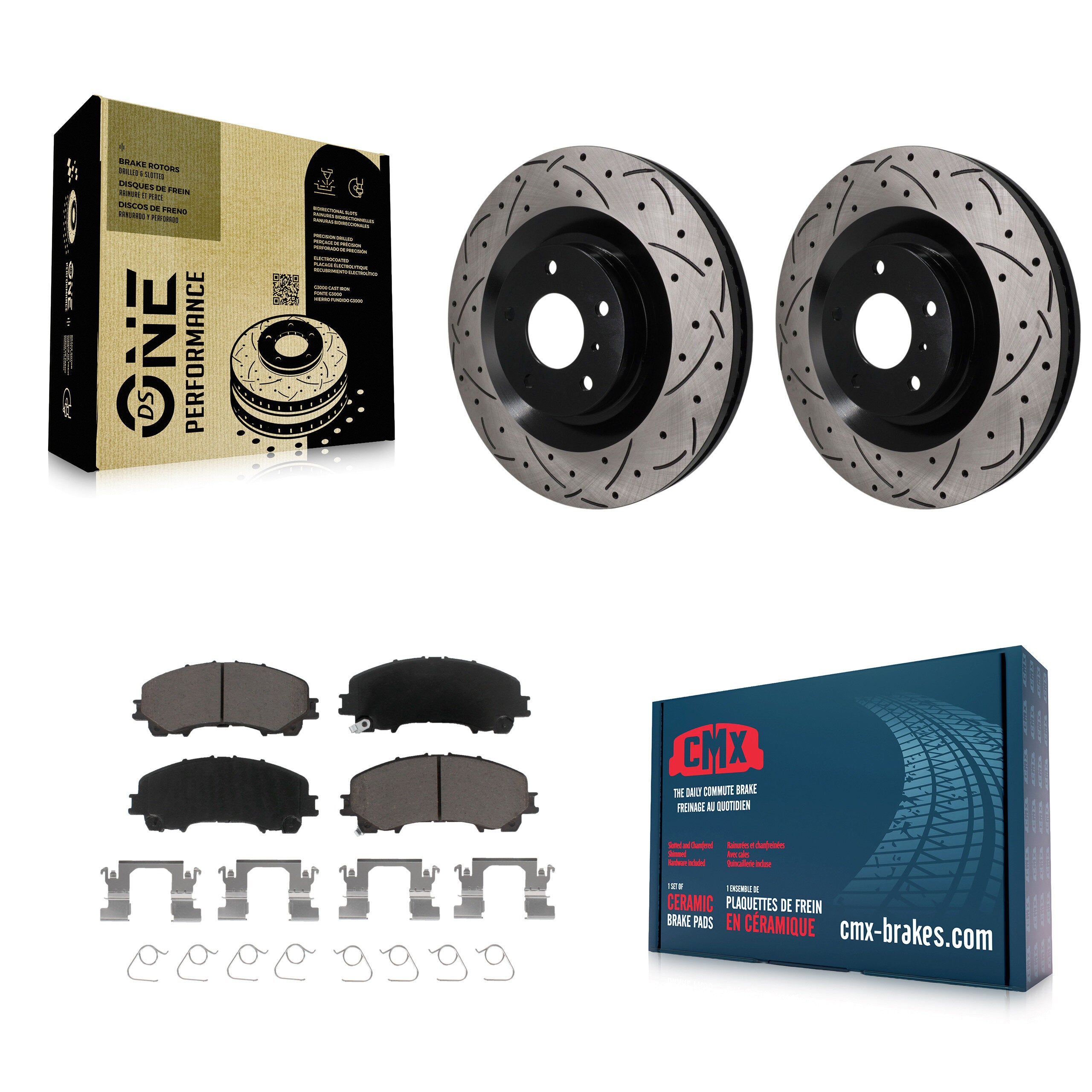 Transit Auto KDC-101805 Disc Brake Kit for 2019-2023 INFINITI QX55, INFINITI QX50 - Front product image