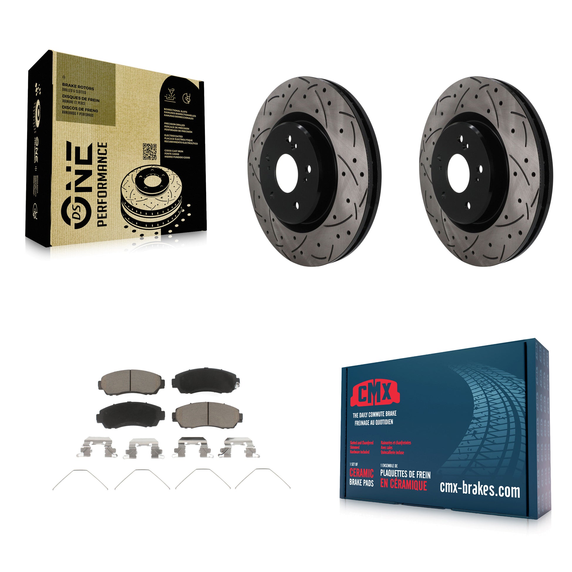 Transit Auto KDC-101806 Disc Brake Kit for 2019-2024 Acura RDX - Front product image
