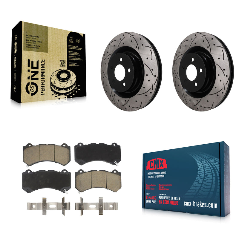 Transit Auto KDC-101812 Disc Brake Kit for 2015-2021 Dodge Charger, Dodge Challenger - Front product image