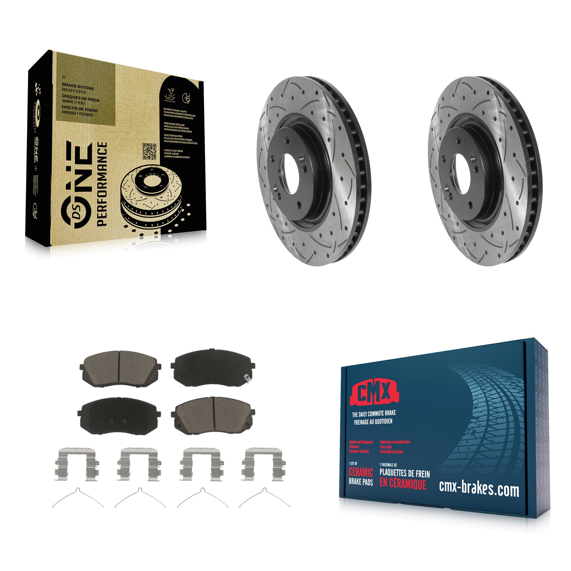 Transit Auto KDC-101814 Disc Brake Kit for 2020 Kia Optima - Front product image
