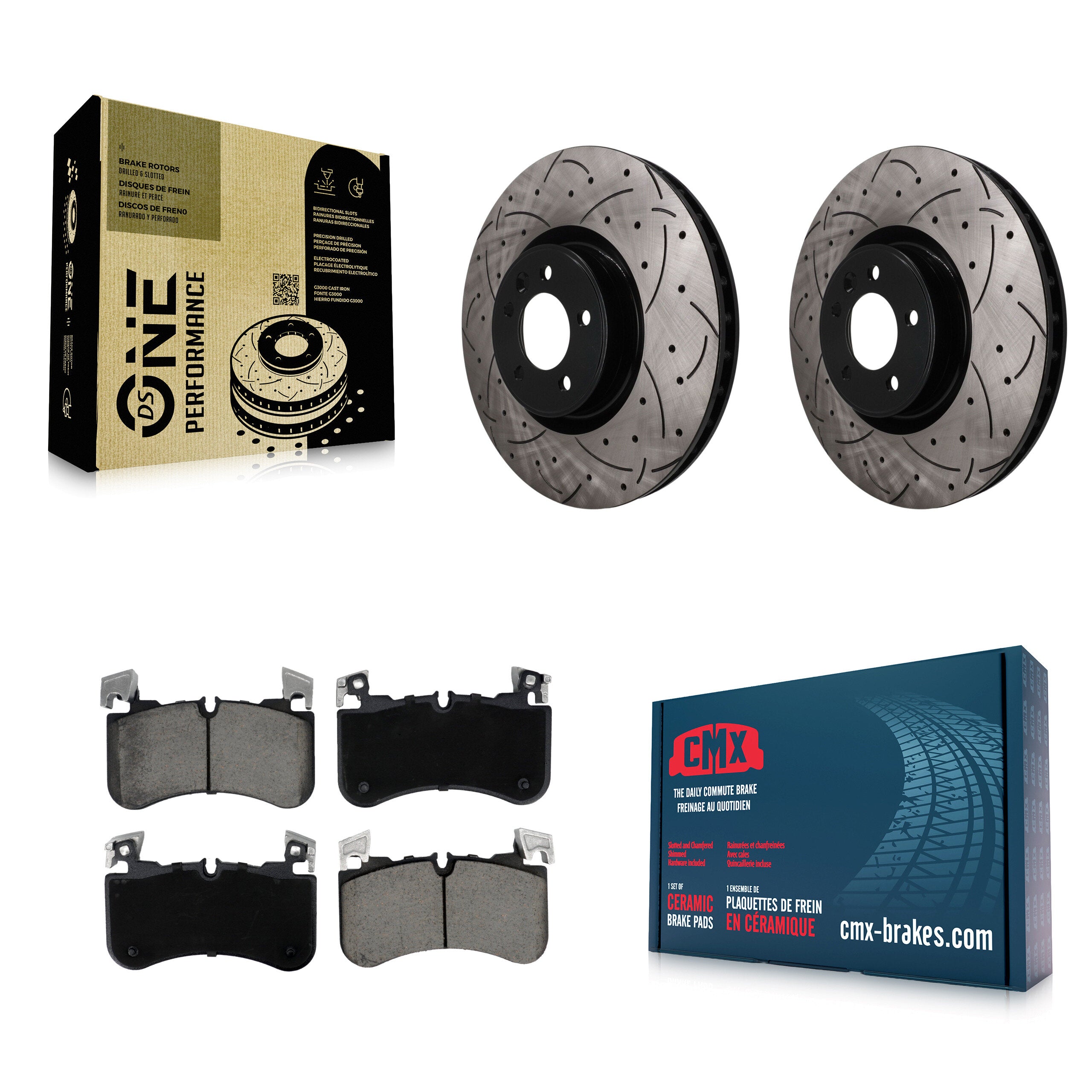 Transit Auto KDC-101816 Disc Brake Kit for 2018-2021 Land Rover Range Rover, Land Rover Range Rover Sport - Front product image