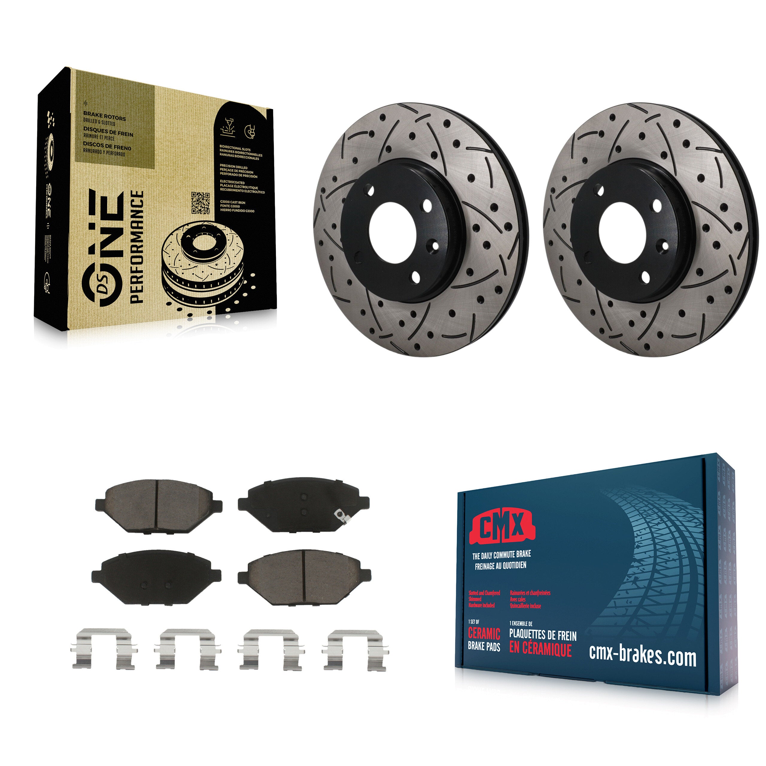 Transit Auto KDC-101819 Disc Brake Kit for 2016-2022 Chevrolet Spark - Front product image