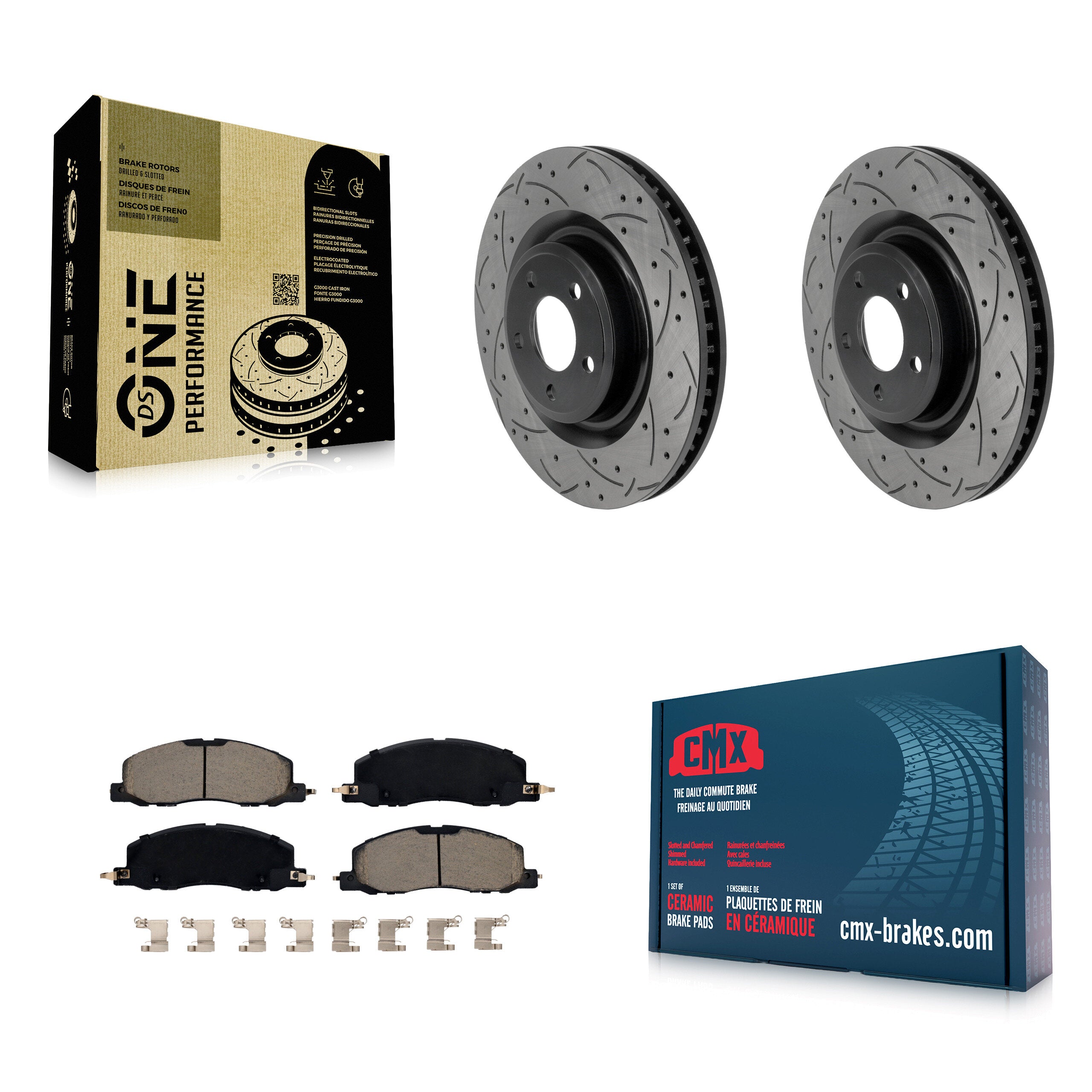 Transit Auto KDC-101821 Disc Brake Kit for 2020-2023 Lincoln Aviator, Ford Explorer - Front product image