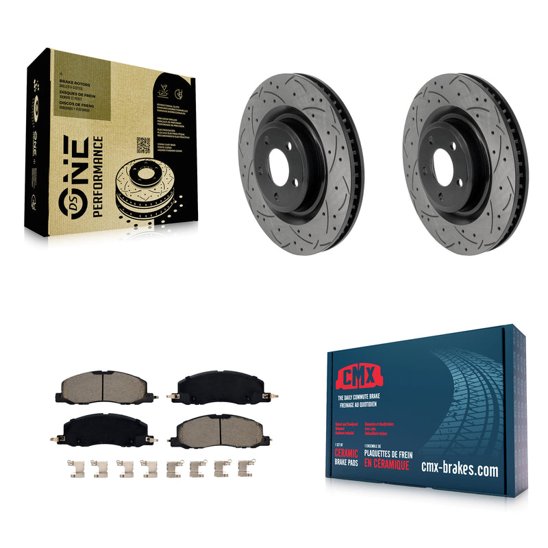 Transit Auto KDC-101821 Disc Brake Kit for 2020-2023 Lincoln Aviator, Ford Explorer - Front product image