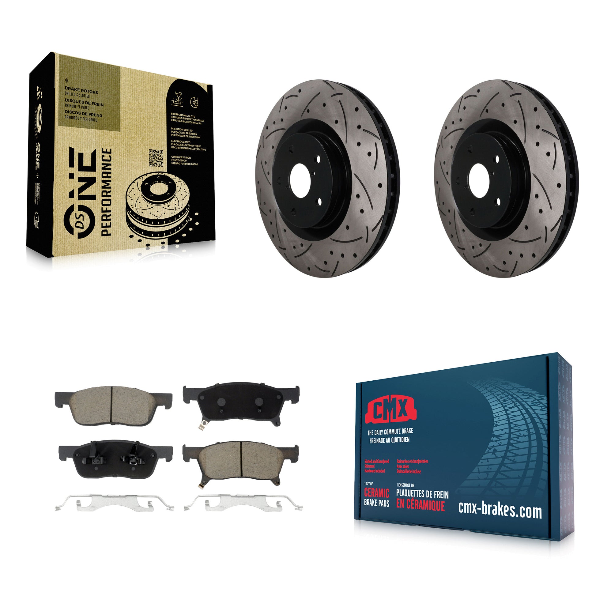 Transit Auto KDC-101832 Disc Brake Kit for 2019-2024 Subaru Ascent - Front product image