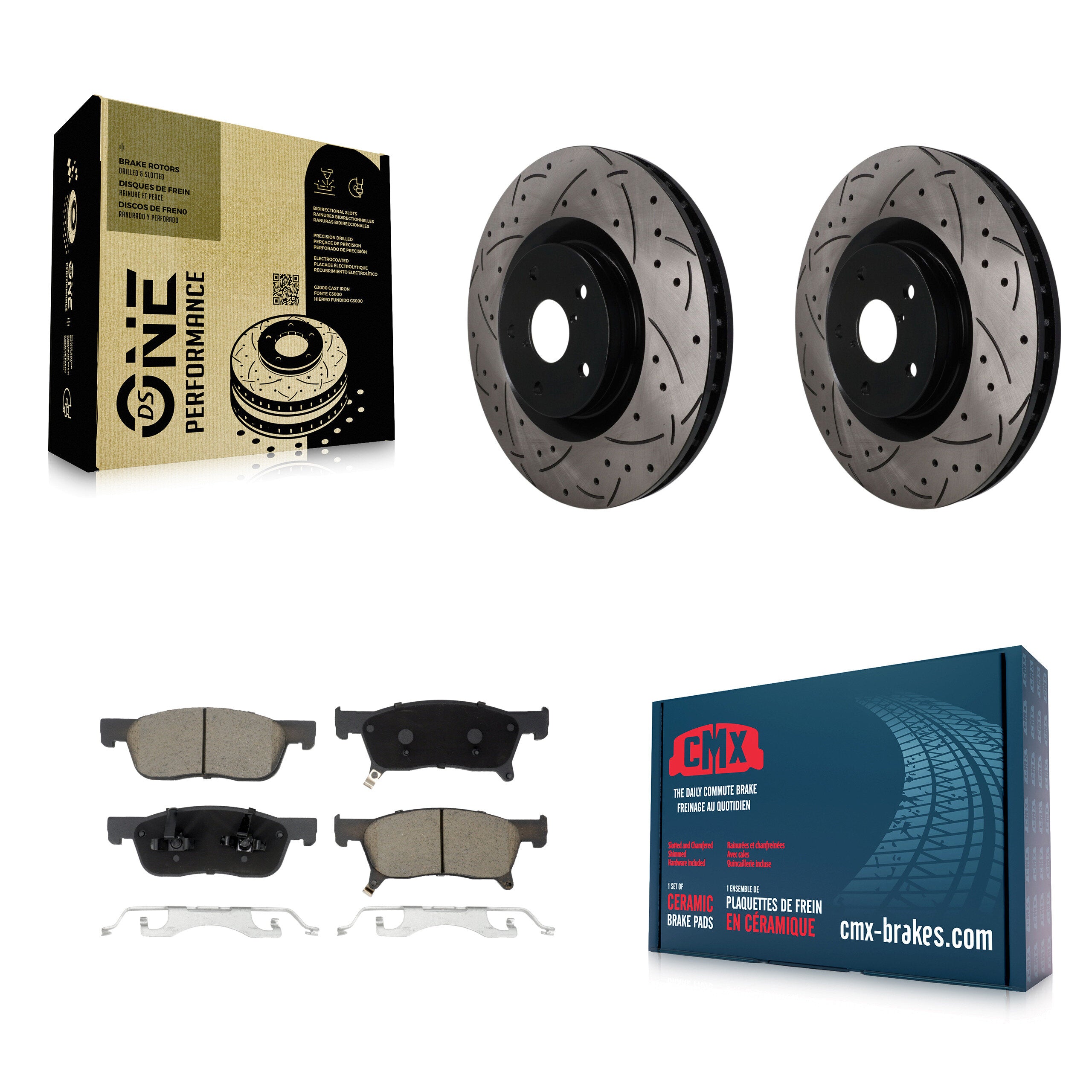 Transit Auto KDC-101832 Disc Brake Kit for 2019-2024 Subaru Ascent - Front product image