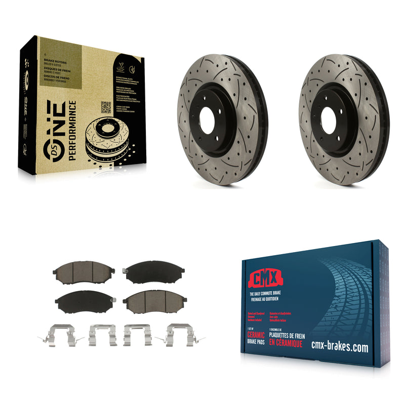 Transit Auto KDC-101836 Disc Brake Kit for 2009-2013 INFINITI G37 - Front product image
