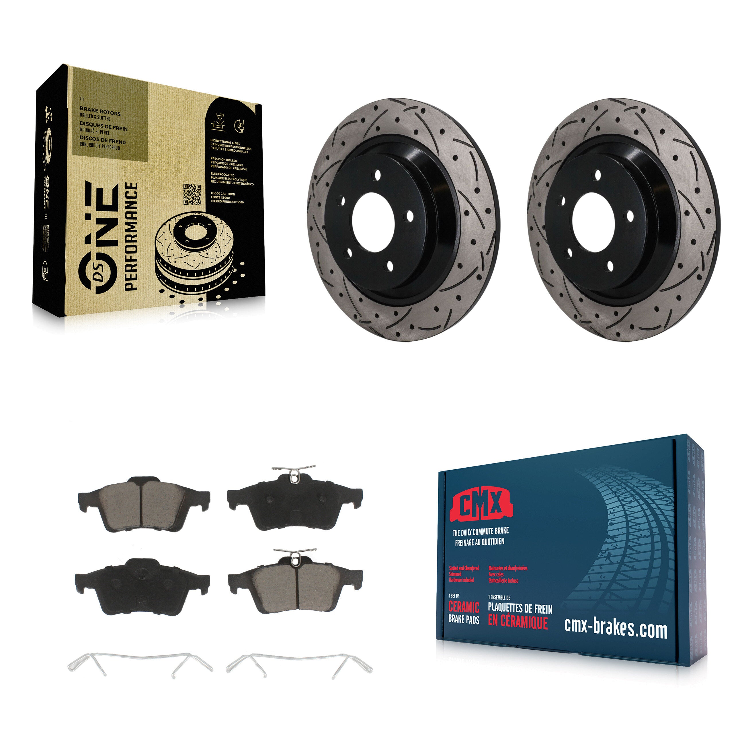 Transit Auto KDC-101839 Disc Brake Kit for 2006-2017 Mazda 5 - Rear product image