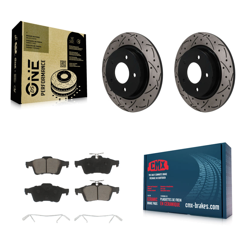 Transit Auto KDC-101840 Disc Brake Kit for 2004-2013 Mazda 3 Sport, Mazda 3 - Rear product image