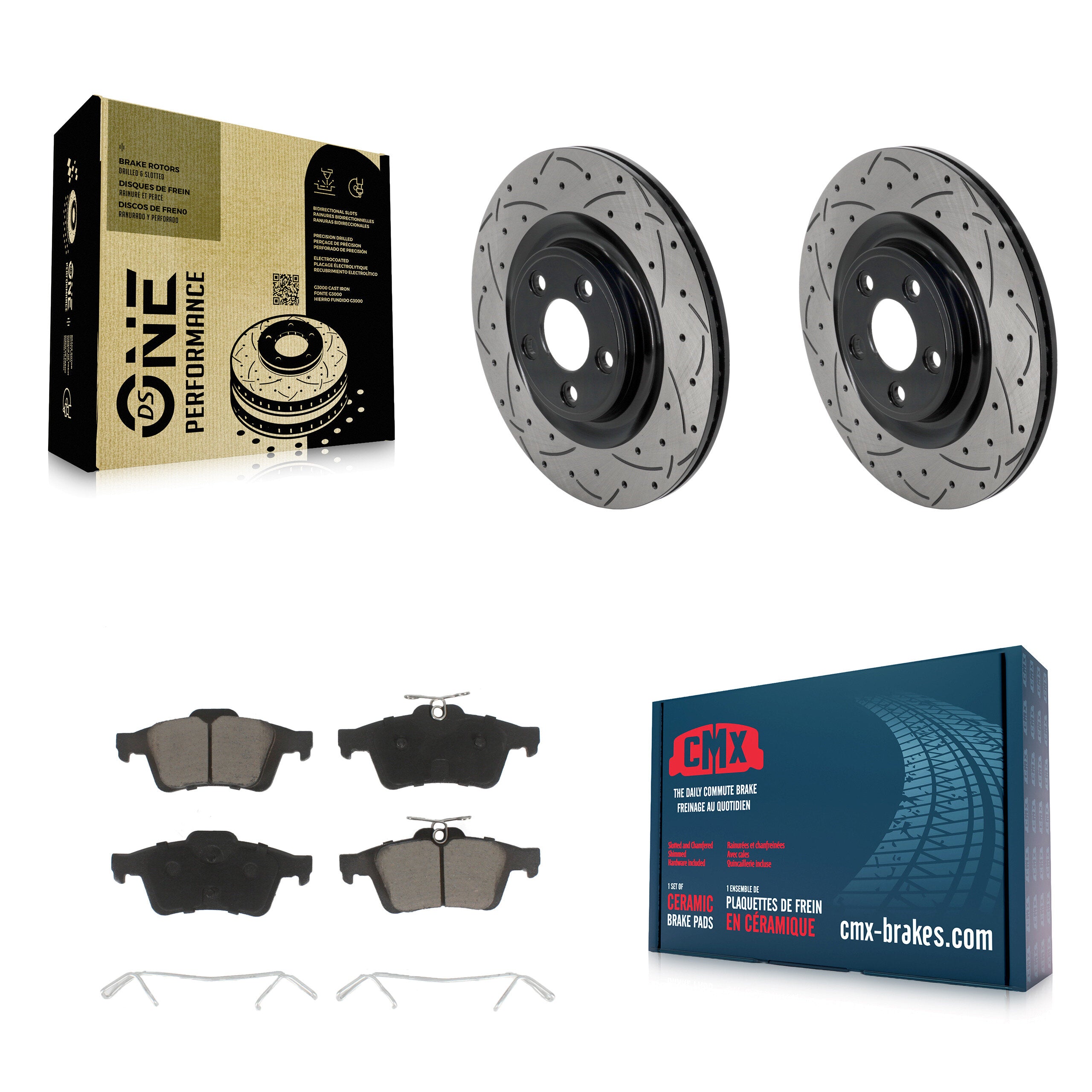Transit Auto KDC-101842 Disc Brake Kit for 2016 Jaguar XJ - Rear product image