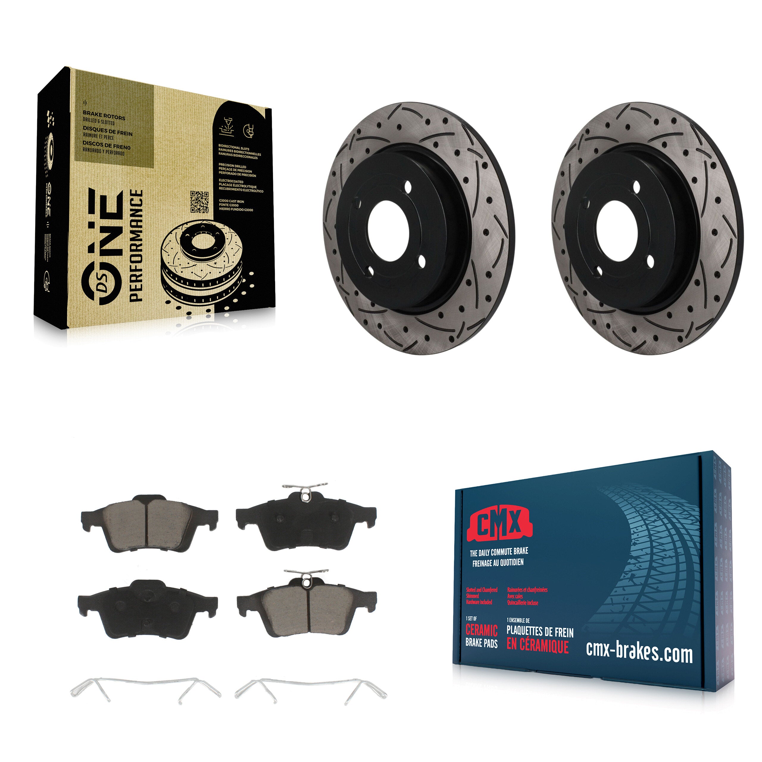 Transit Auto KDC-101843 Disc Brake Kit for 2018-2022 Ford EcoSport - Rear product image