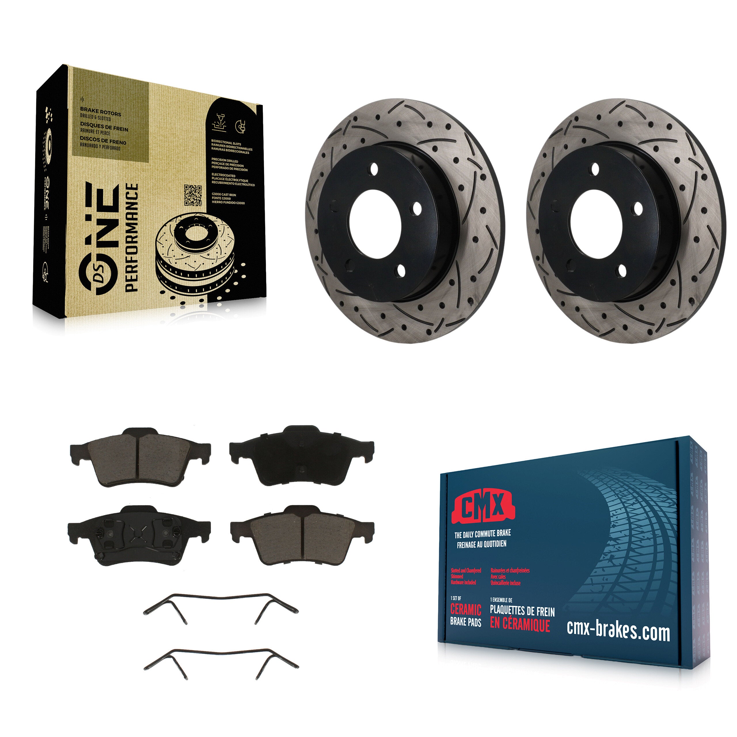 Transit Auto KDC-101844 Disc Brake Kit for 2004-2005 Mazda 3 - Rear product image