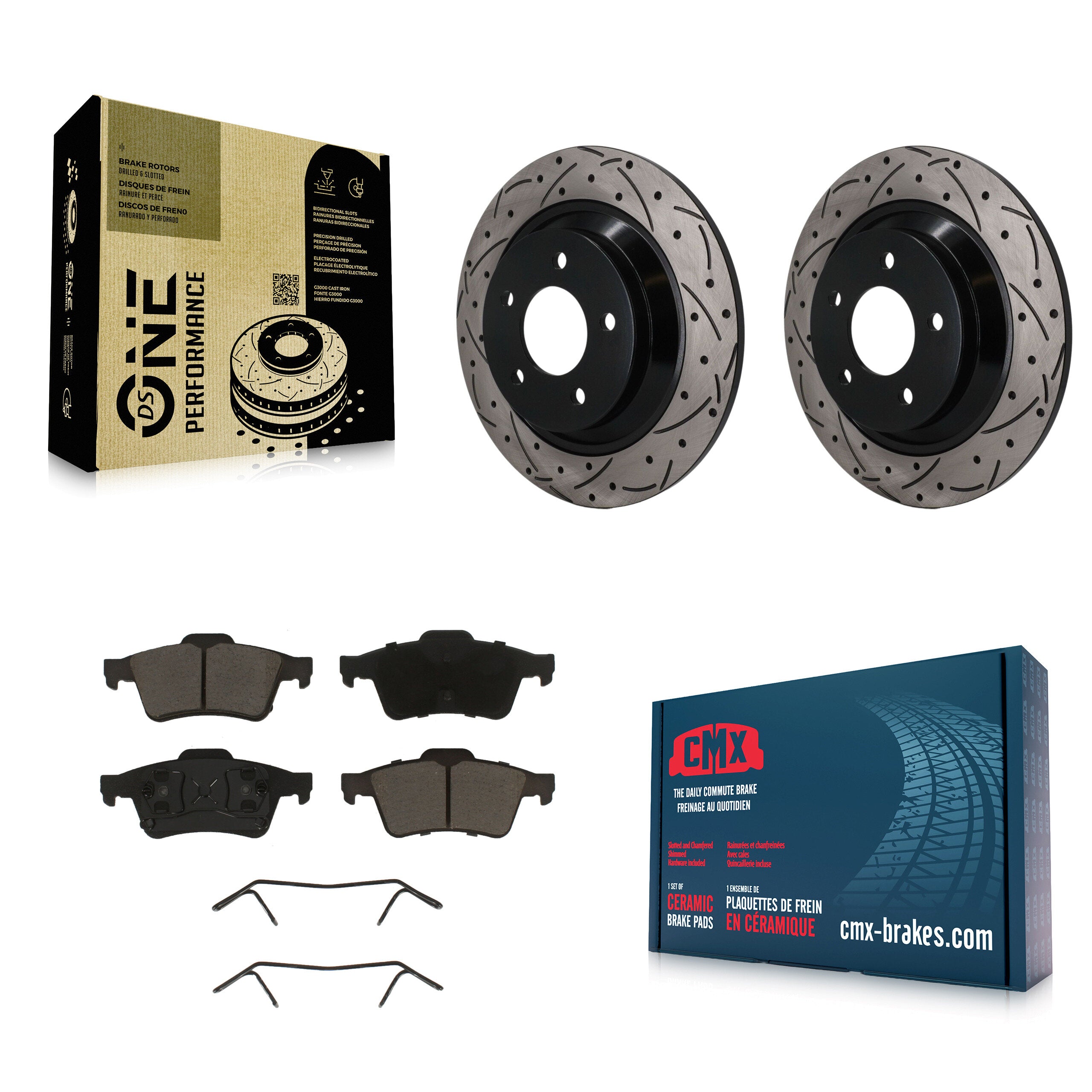 Transit Auto KDC-101845 Disc Brake Kit for 2006 Mazda 5 - Rear product image