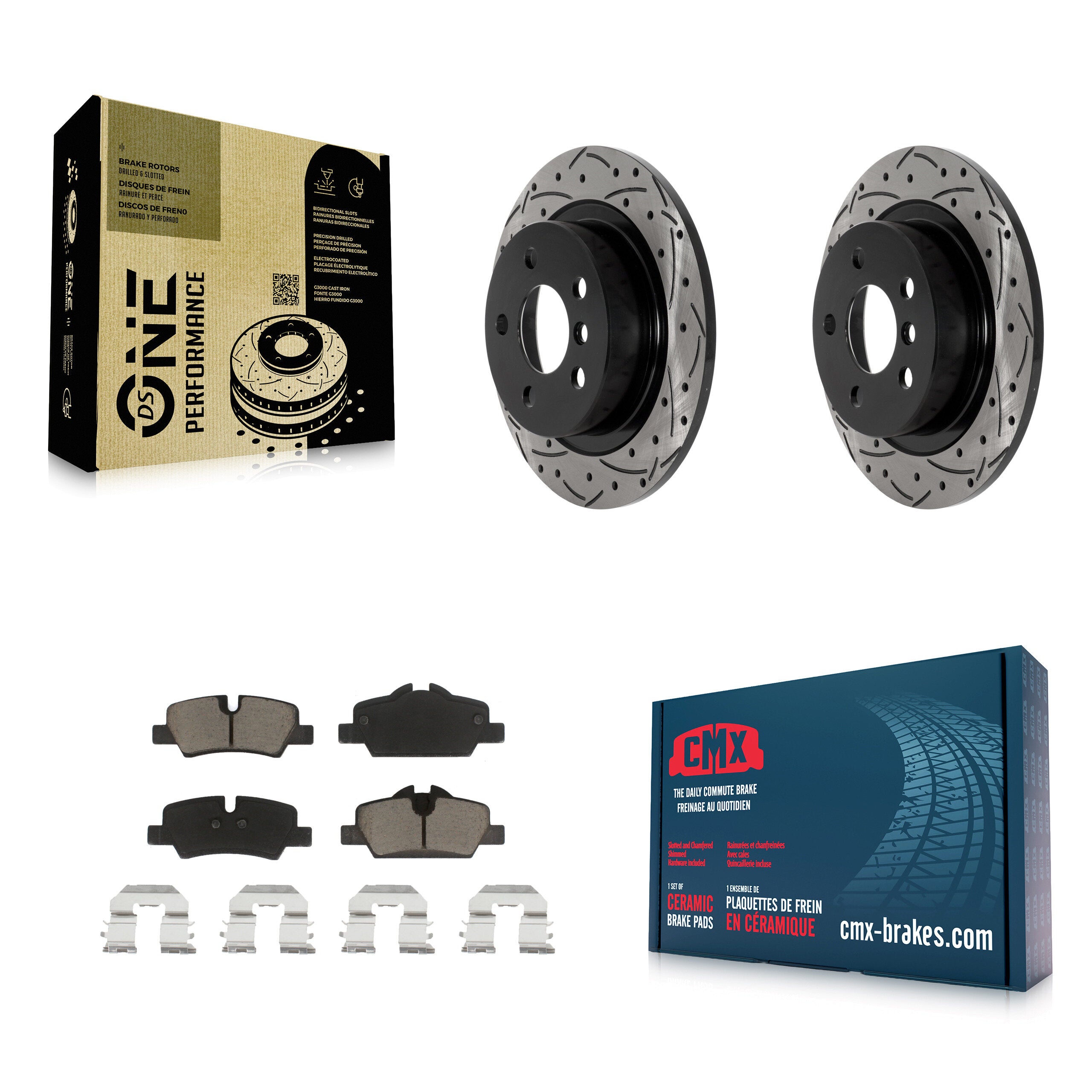 Transit Auto KDC-101846 Disc Brake Kit for 2020-2022 Mini Cooper - Rear product image