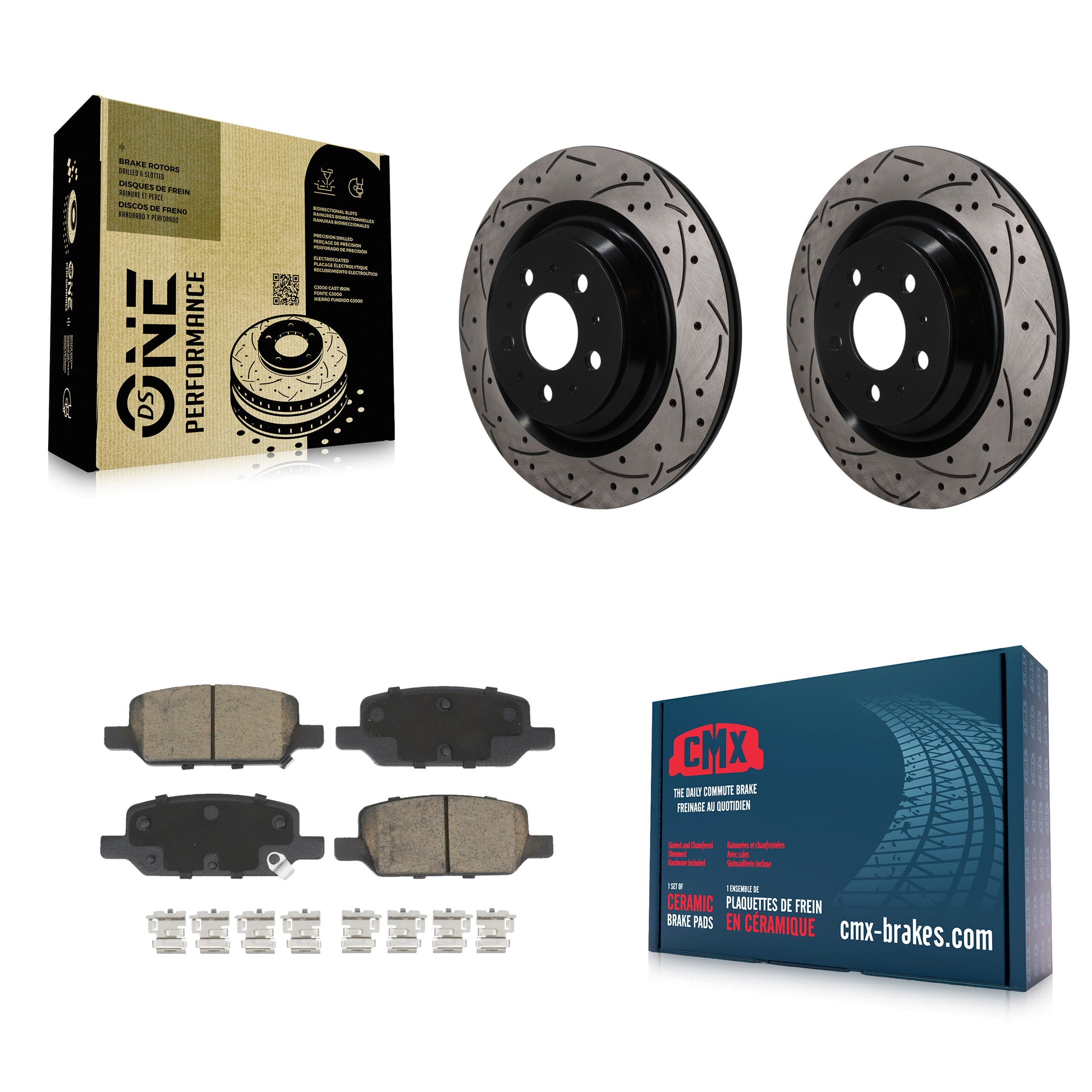 Transit Auto KDC-101849 Disc Brake Kit for 2017-2022 Tesla 3 - Rear product image