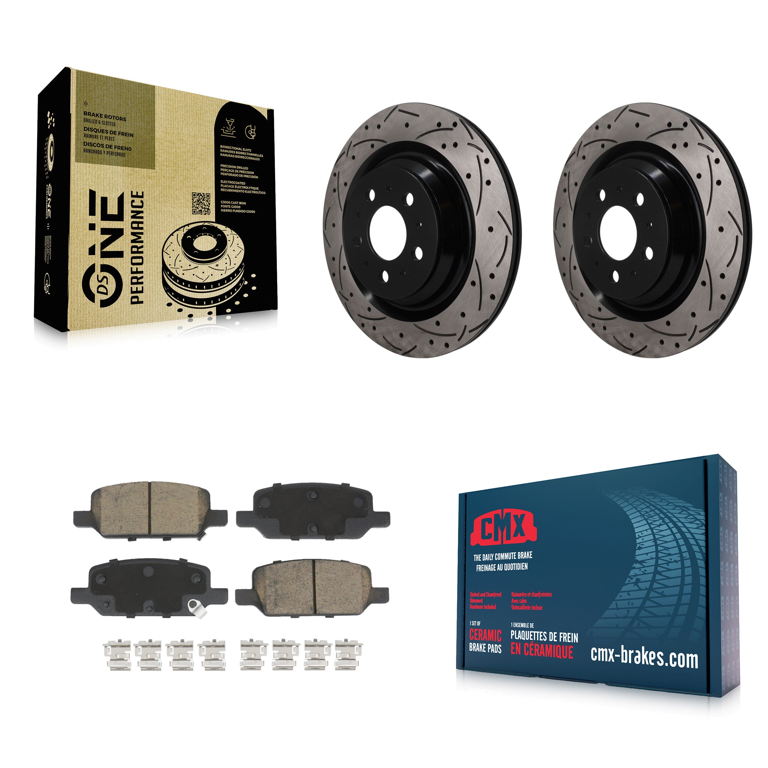 Transit Auto KDC-101849 Disc Brake Kit for 2017-2022 Tesla 3 - Rear product image