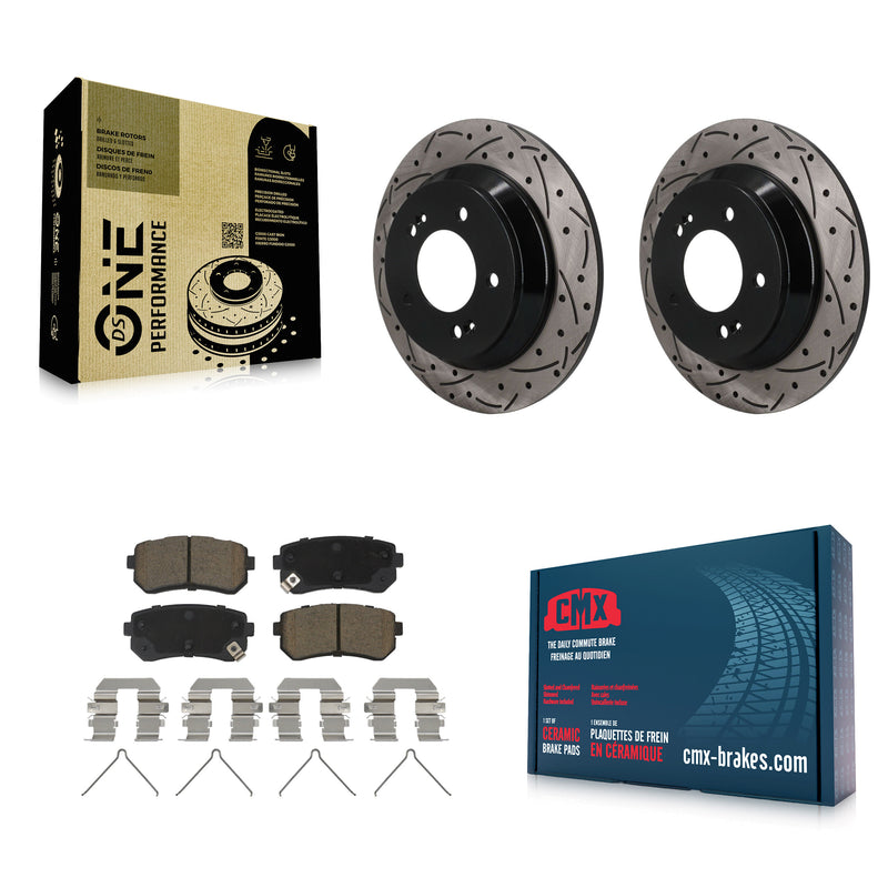 Transit Auto KDC-101852 Disc Brake Kit for 2018-2023 Hyundai Kona - Rear product image