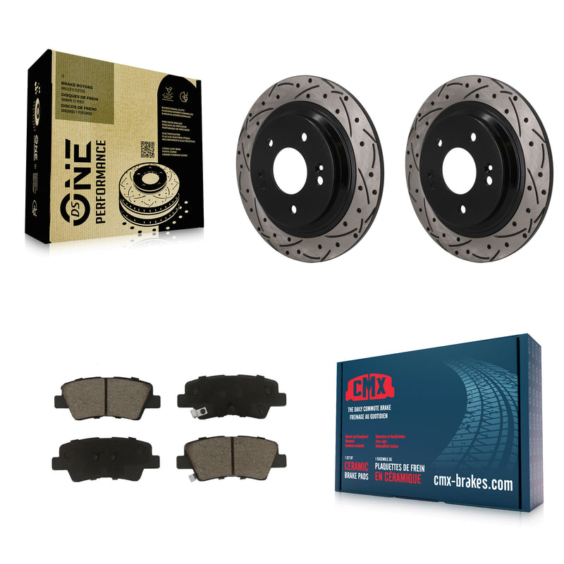 Transit Auto KDC-101855 Disc Brake Kit for 2022-2023 Hyundai Kona - Rear product image