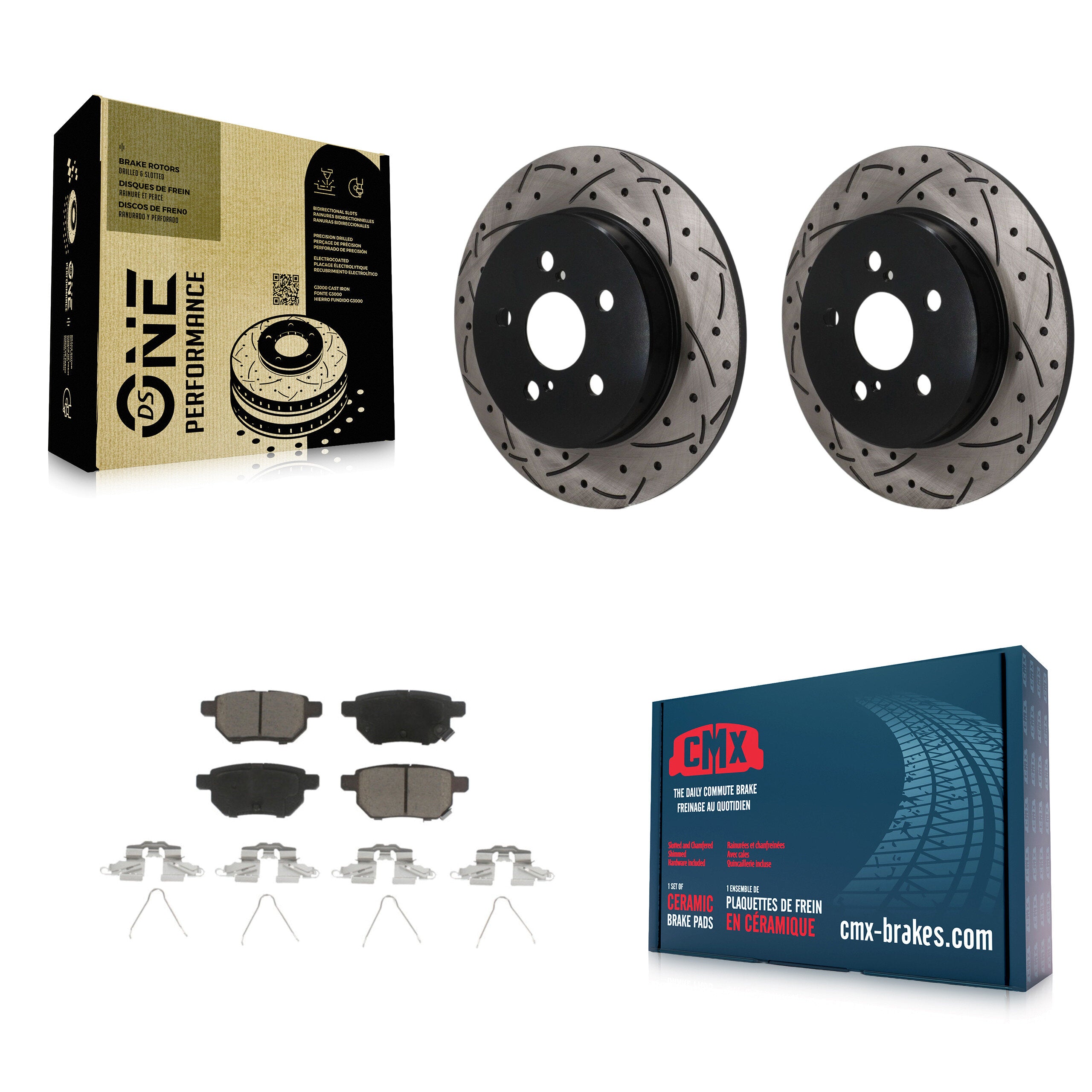 Transit Auto KDC-101859 Disc Brake Kit for 2019 Toyota Corolla - Rear product image