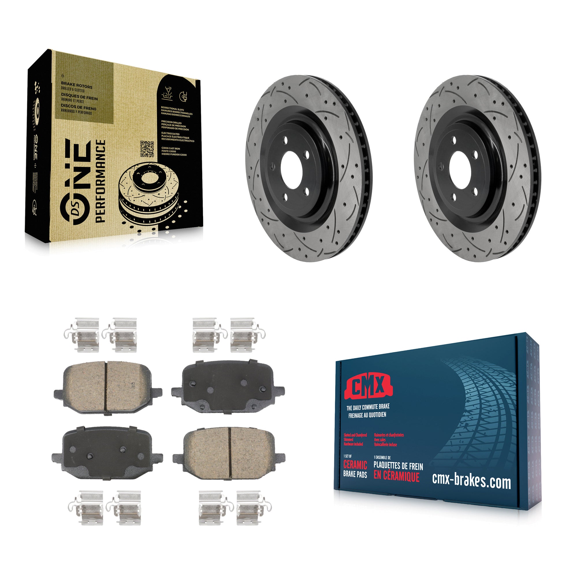 Transit Auto KDC-101864 Disc Brake Kit for 2022-2023 Ford Explorer - Rear product image