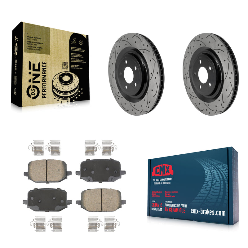Transit Auto KDC-101864 Disc Brake Kit for 2022-2023 Ford Explorer - Rear product image