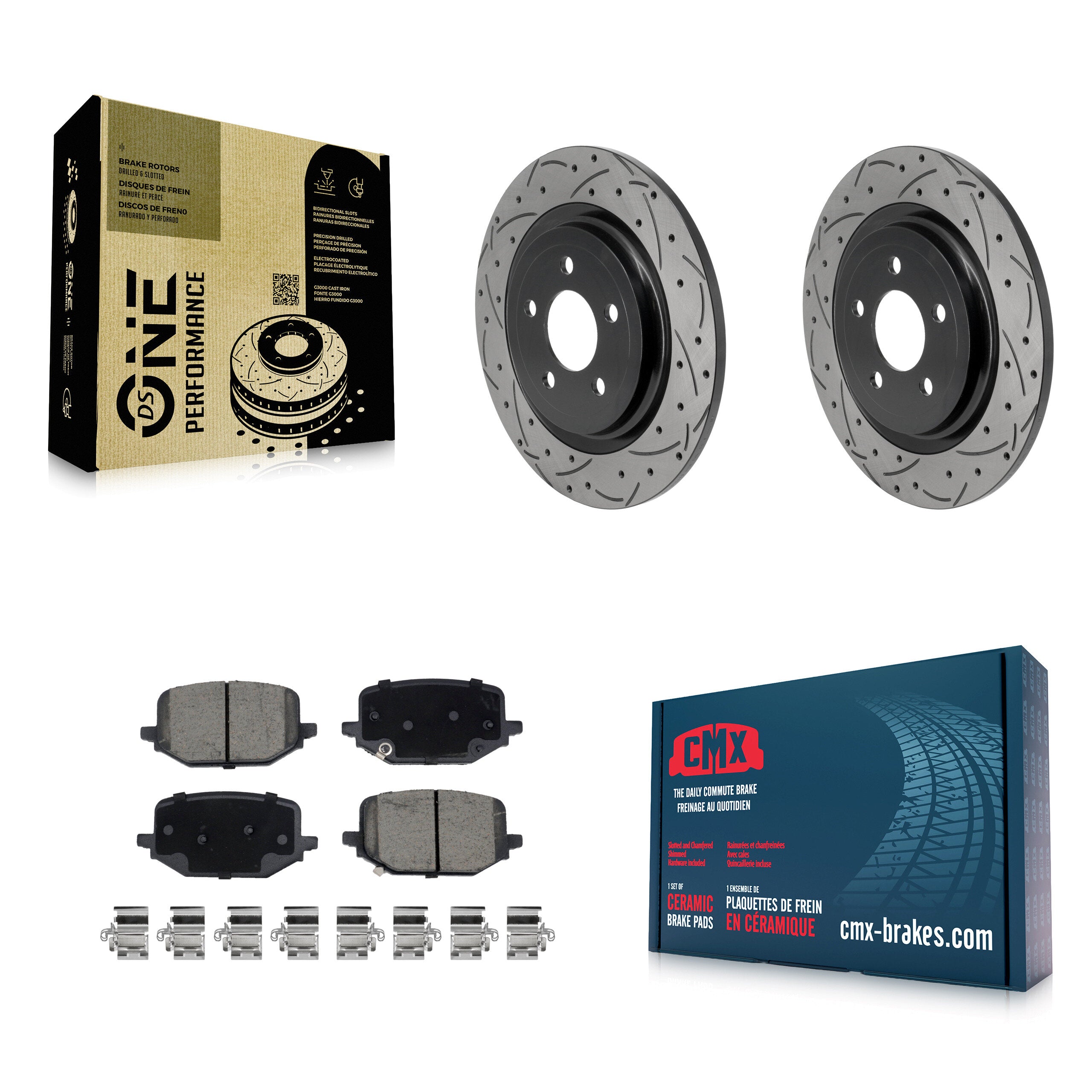 Transit Auto KDC-101865 Disc Brake Kit for 2022-2024 Ford Explorer - Rear product image